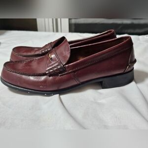 Vintage Sear Leather Penny Loafers